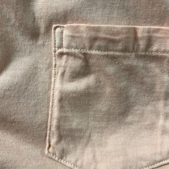 FRANK & EILEEN $248 Barry Tee Lab Orange Fluorescent Comfy Coastal Grandma